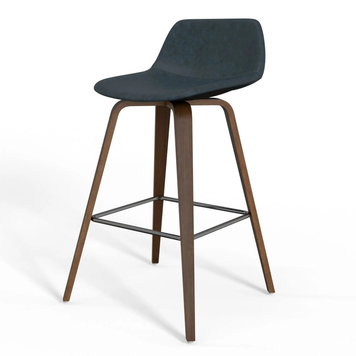 Randolph Bentwood Stools | Set Of 2 | Mid Century Modern Style | Counter And Bar Height