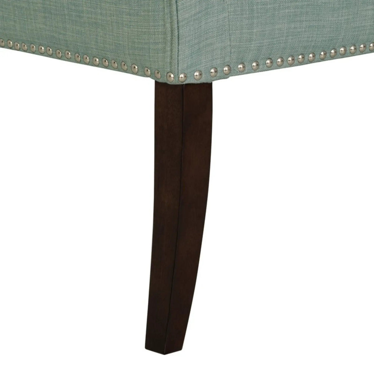 Welburn Upholstered Bench | Padded Low Back | Flared Arms | High-Density Foam And Fiber Fill
