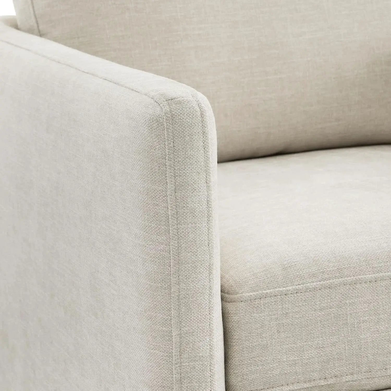 Swivel Linen Accent Armchair Mid Century Modern 360 Swivel from PriceLows™