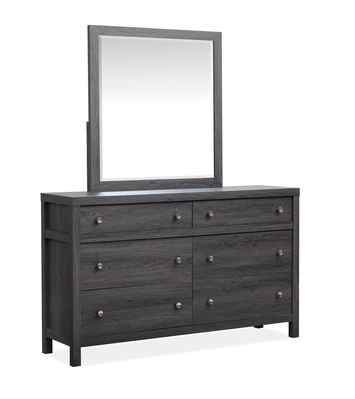 Merrifield Double Drawer Dresser | 4 Pieces | Oak Veneer | Bedroom