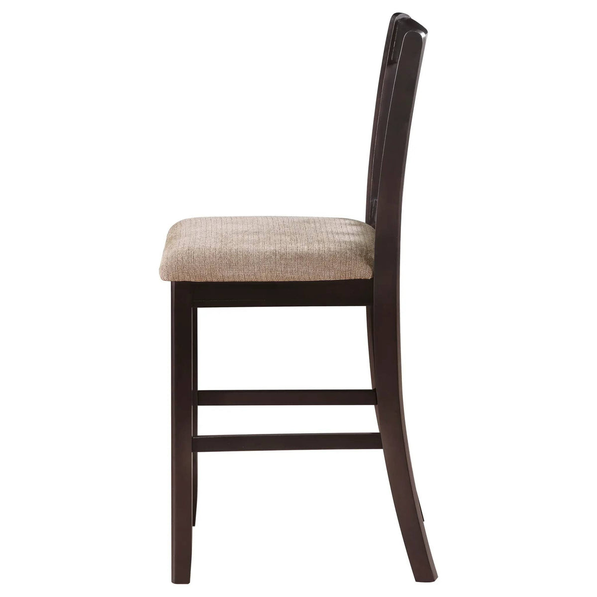 Lavon Wood Counter Height Dining Chair Tan and Espresso (Set of 2) Counter Height | 18.5 x 20.25 x 41.25 in | Wood | Dining Room