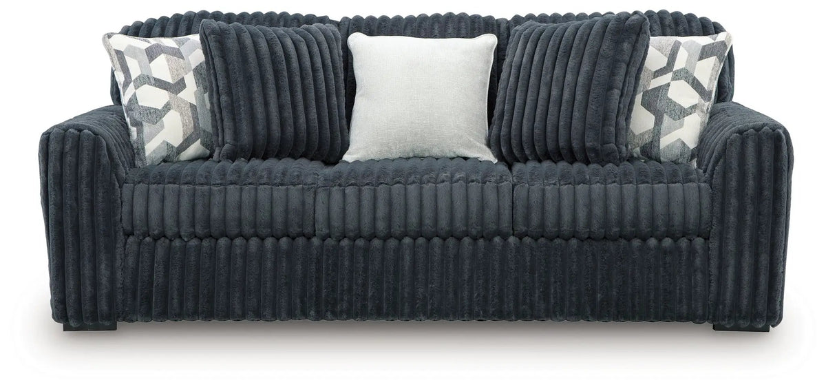 Midnight Madness Sofa | Jumbo Corduroy | Cozy Inviting Design | 98 Inch Length