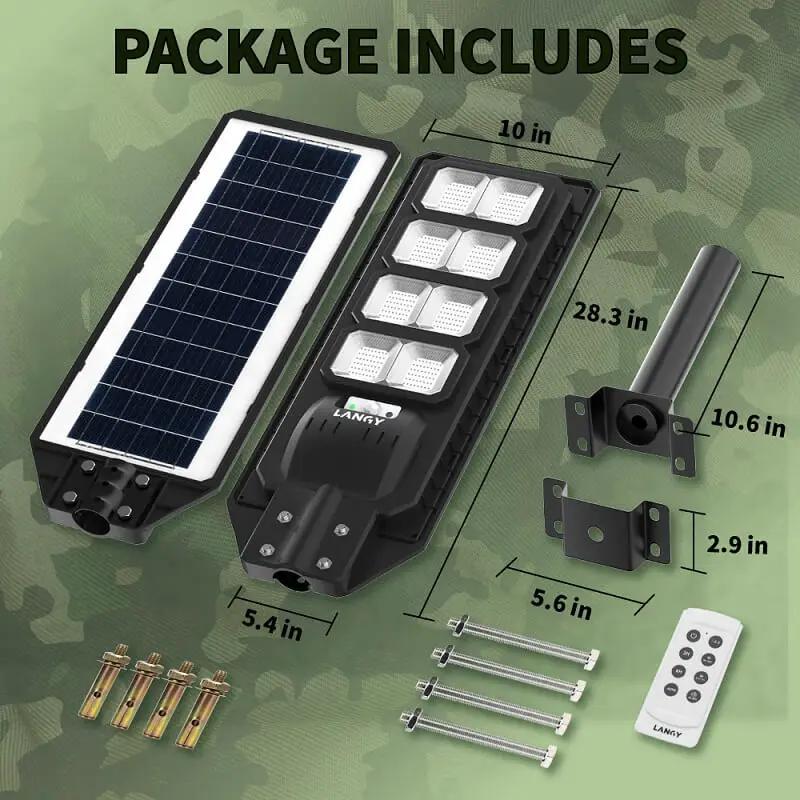 Solar Green Feeder Light | 25000 Lumens | 360 LED Array