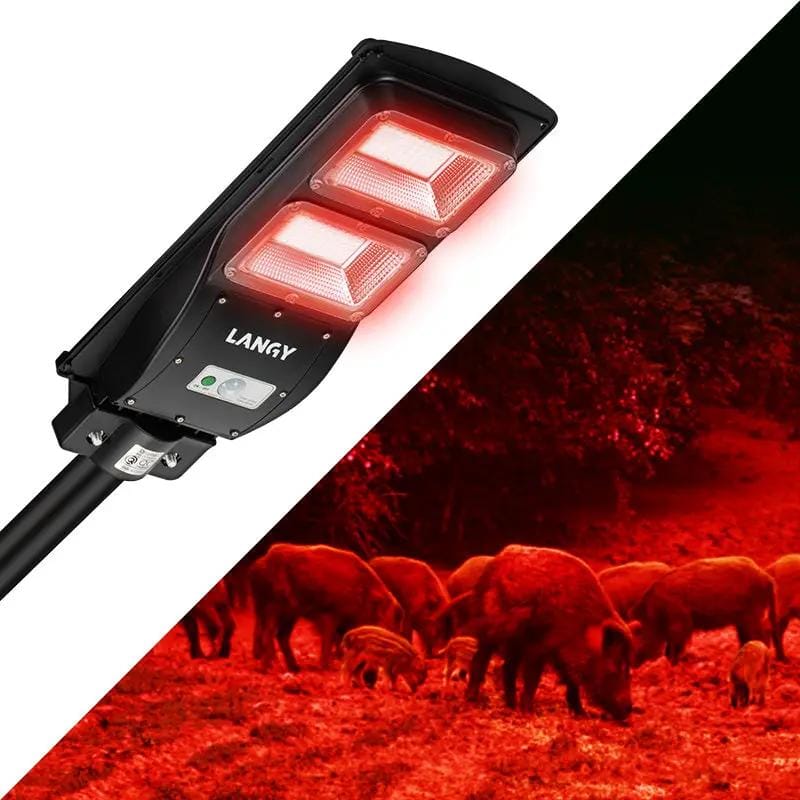 Solar Red Light | Motion Activated | Hog And Deer Hunting