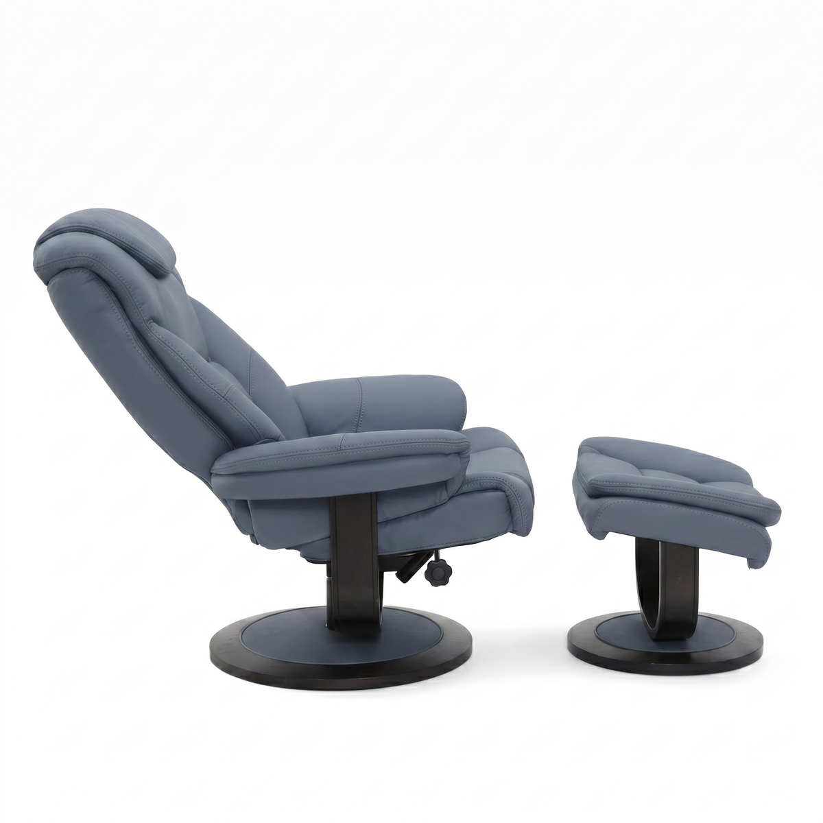 Contemporary Euro Recliner | Plush Cushioning | With Ottoman
