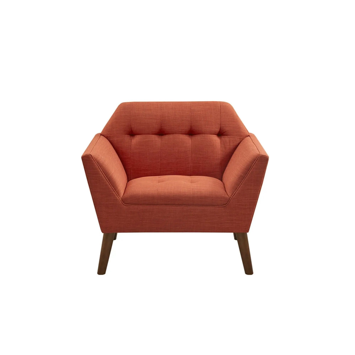 Modern Lounge Chair | Button Tufting | Mid-Century Design | Comfortable Armrests