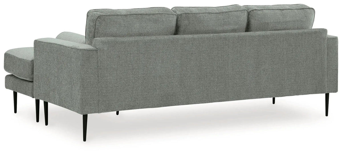 Hazela Sofa Chaise | 85 x 58 x 36 in | Metal | Charcoal