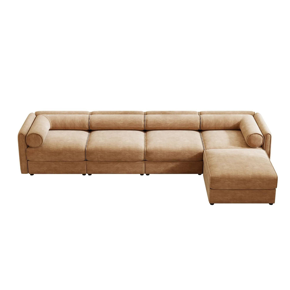 Contemporary Elegant Sofa With Storage And Ottoman 2 Piece Living Room Set | 2 Piece Living Room Set | Living Room Furniture | Living Room