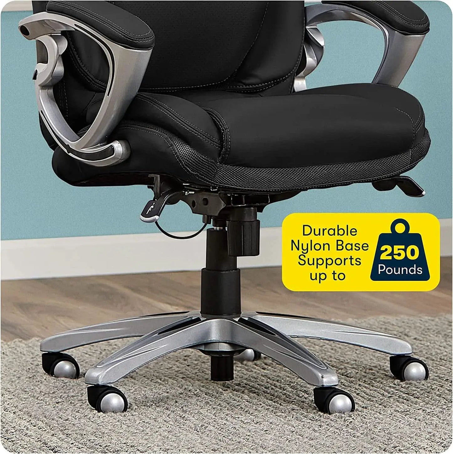 Ergonomic Executive Chair Bonded Leather With Air Lumbar from PriceLows™