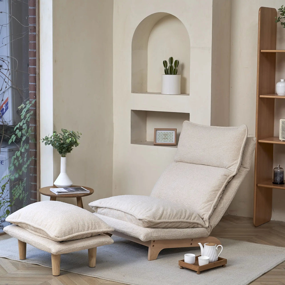 Single Lazy Sofa Chair | Ergonomic Support | Thick Padding | One Seater