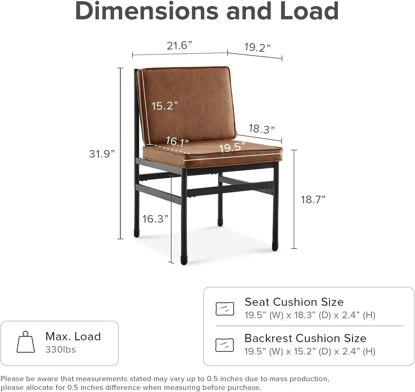 Black Dining Chairs With Removable Cushion Covers French from PriceLows™