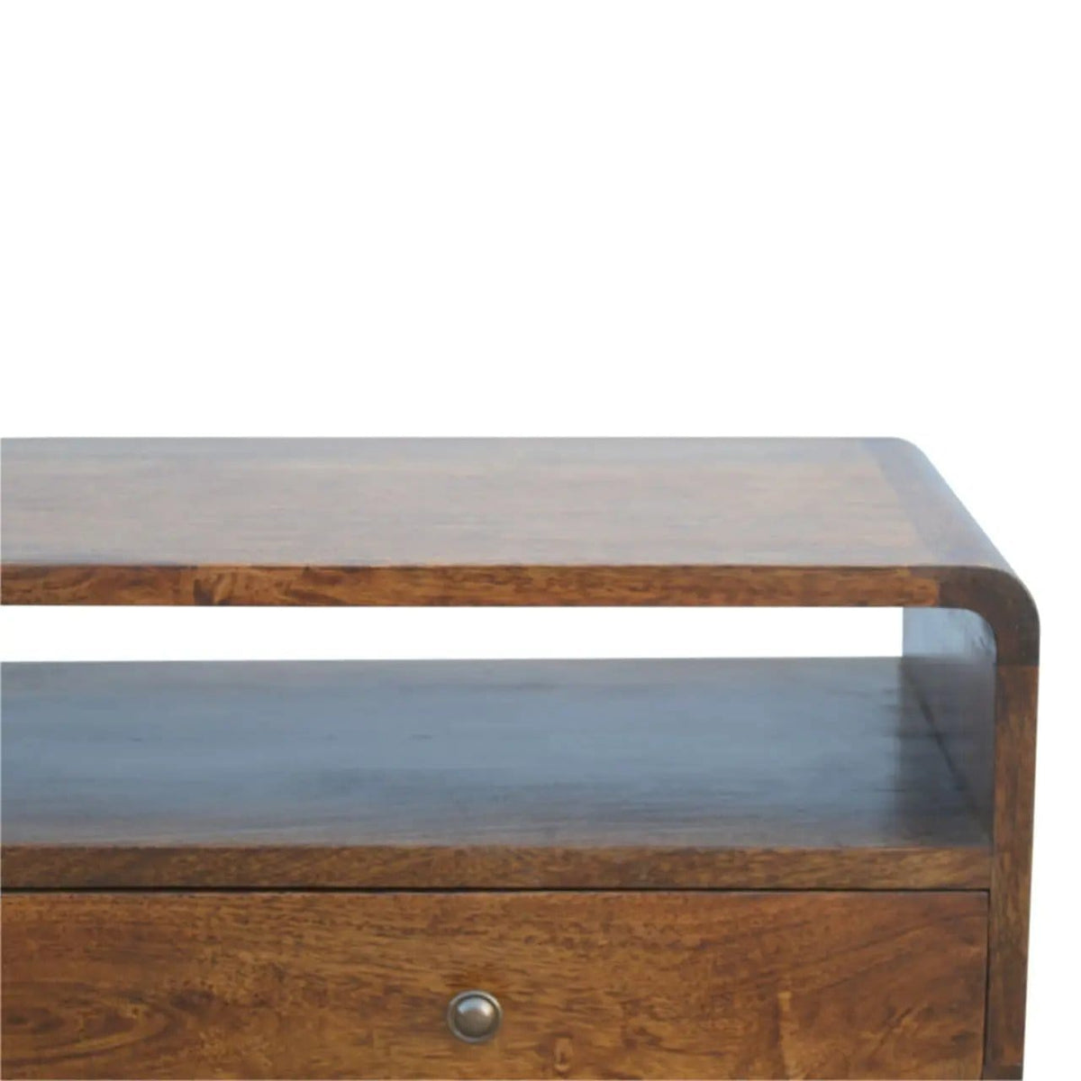 Curved Chestnut Console Table | 3 Pieces | Mango Wood | Living Room