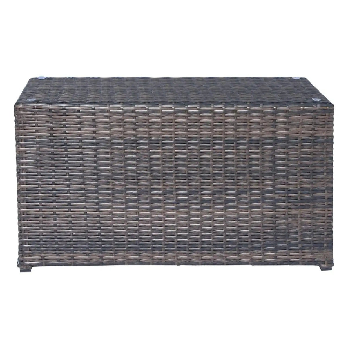 Wicker Outdoor Sectional With Weather Resistant Cushions And Table 2 Piece Outdoor | 2 Piece Outdoor Set | Wicker & Aluminum | Living Room