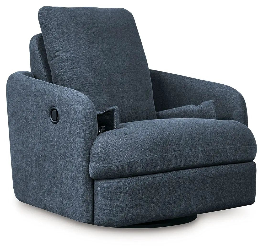 Modmax Swivel Glider Recliner | Cool Contemporary Look | Low-Maintenance Lounging | 41.38 Inch Length