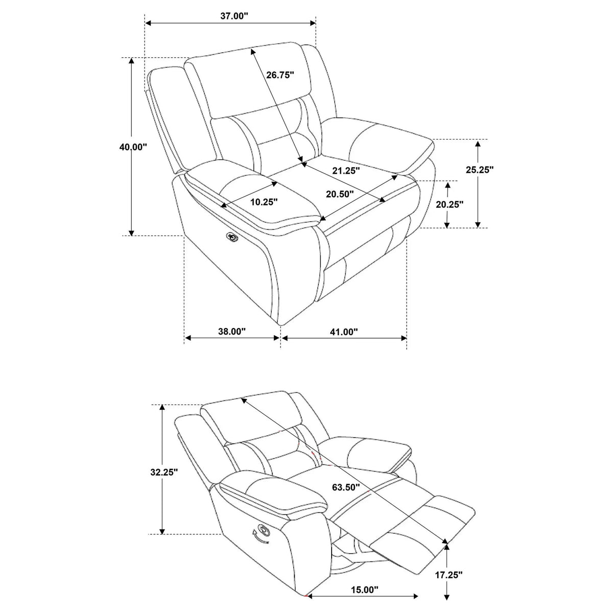 Brazelton Swivel Glider Recliner | Manual Recline Lever | Leatherette Upholstery | Smooth Gliding Motion