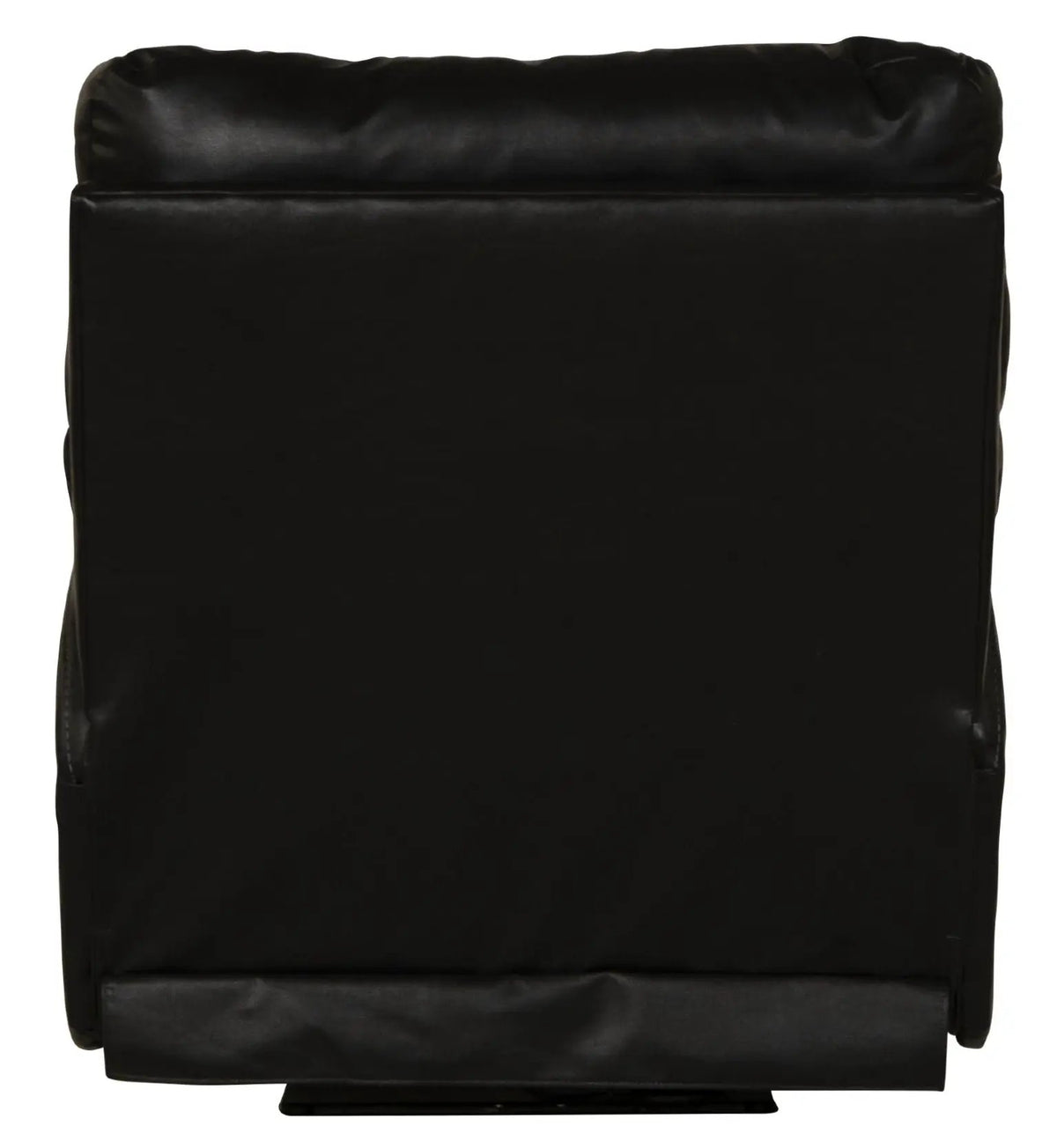 Leather Power Recliner | Lay Flat | Power Headrest | Gunmetal Black
