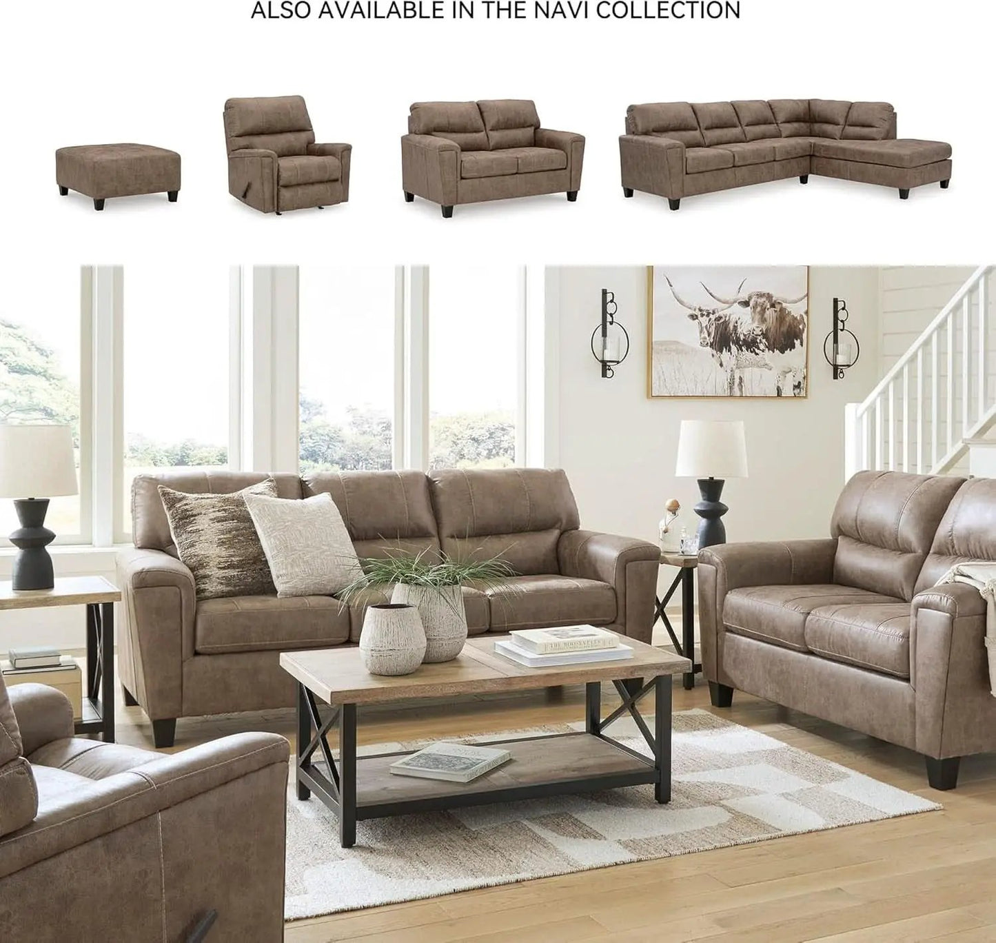 Queen Dark Brown UltraPremium Sleeper Sofa Collection from PriceLows™
