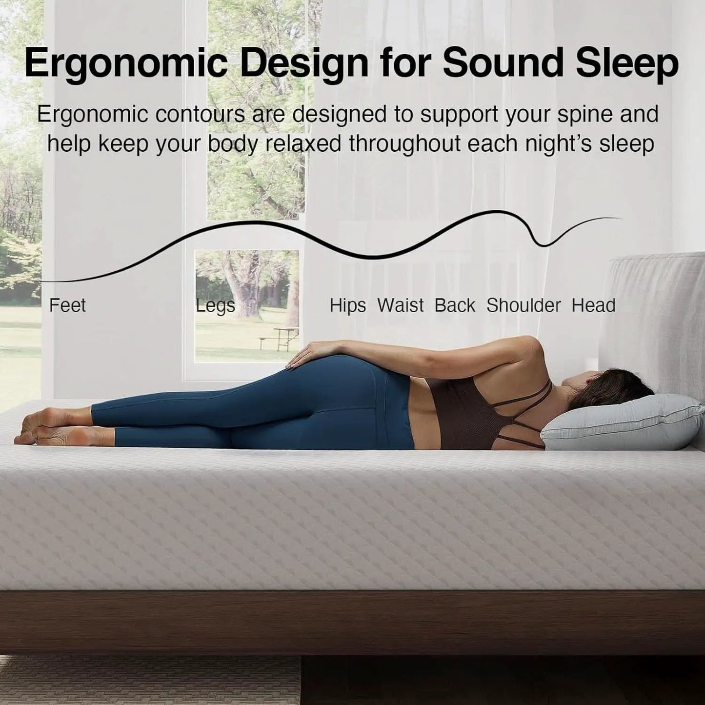 Queen Memory Foam Mattress 12 Inch Cooling Solutions from PriceLows™