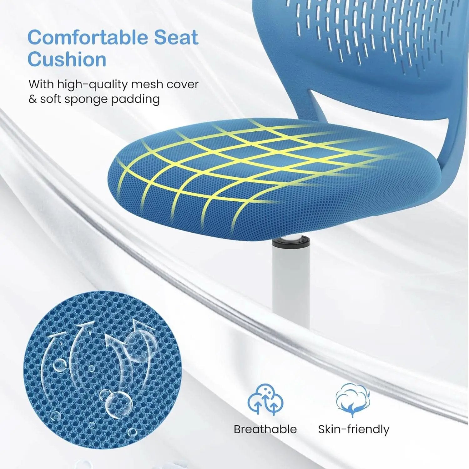 Height Adjustable Kids Desk Chair With Lumbar Support from PriceLows™