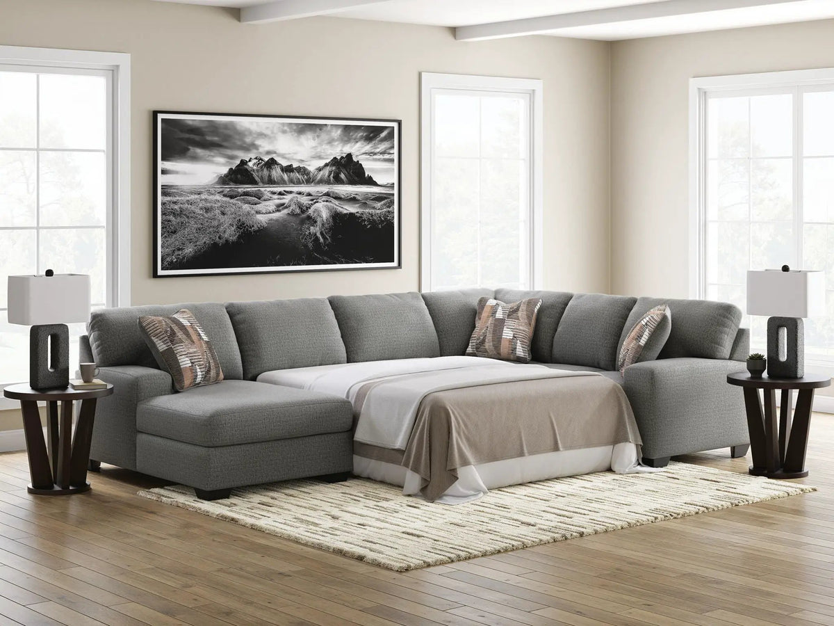 Clarington Sectional | Classic Comfort | Modern Design | 141 Inch Length