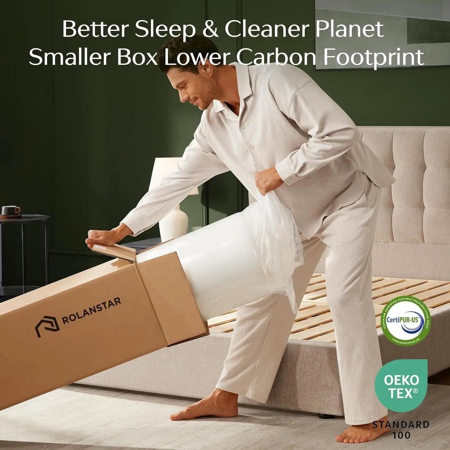 Twin TenInch Gel Memory Foam Mattress Certi PUR Certified from PriceLows™