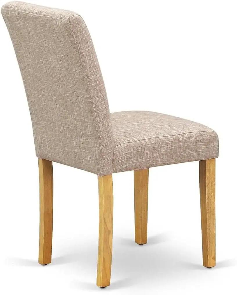 Abbott Parson Dining Chairs Light Tan Linen Set of 2 from PriceLows™