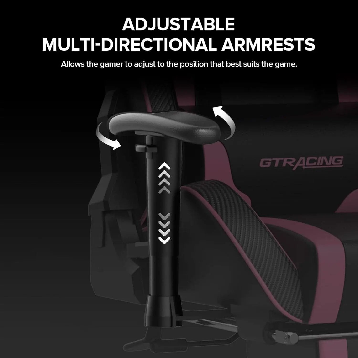 Ergonomic Gaming Chair With Bluetooth Speakers And Footrest from PriceLows™