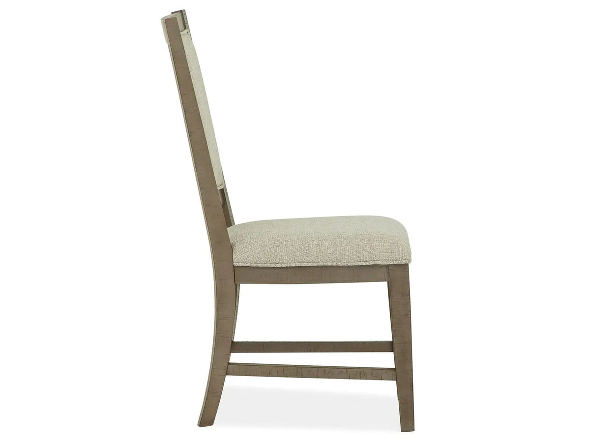 Paxton Place Step Upholstered Side Chair (Set of 2) | 24 x 19.75 x 39.75 in | Veneer | Dovetail Gray