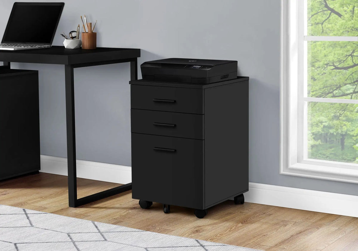 Rolling File Cabinet | Printer Stand | Storage Drawers | 15.75 Inch Width