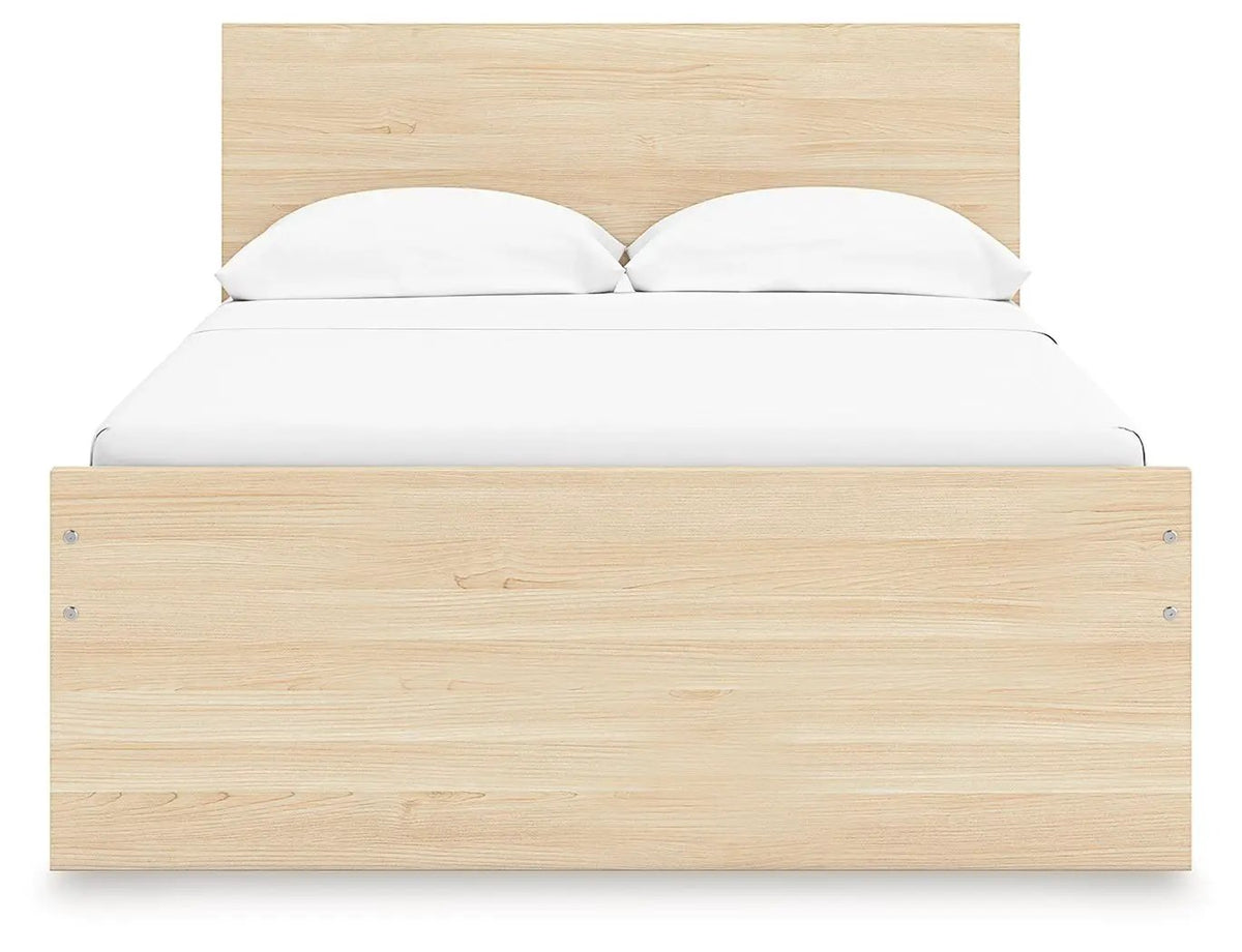 Onita Panel Platform Bed | Minimal Design | Ultra-Clean Lines | Easy-Elegant Solid Finish