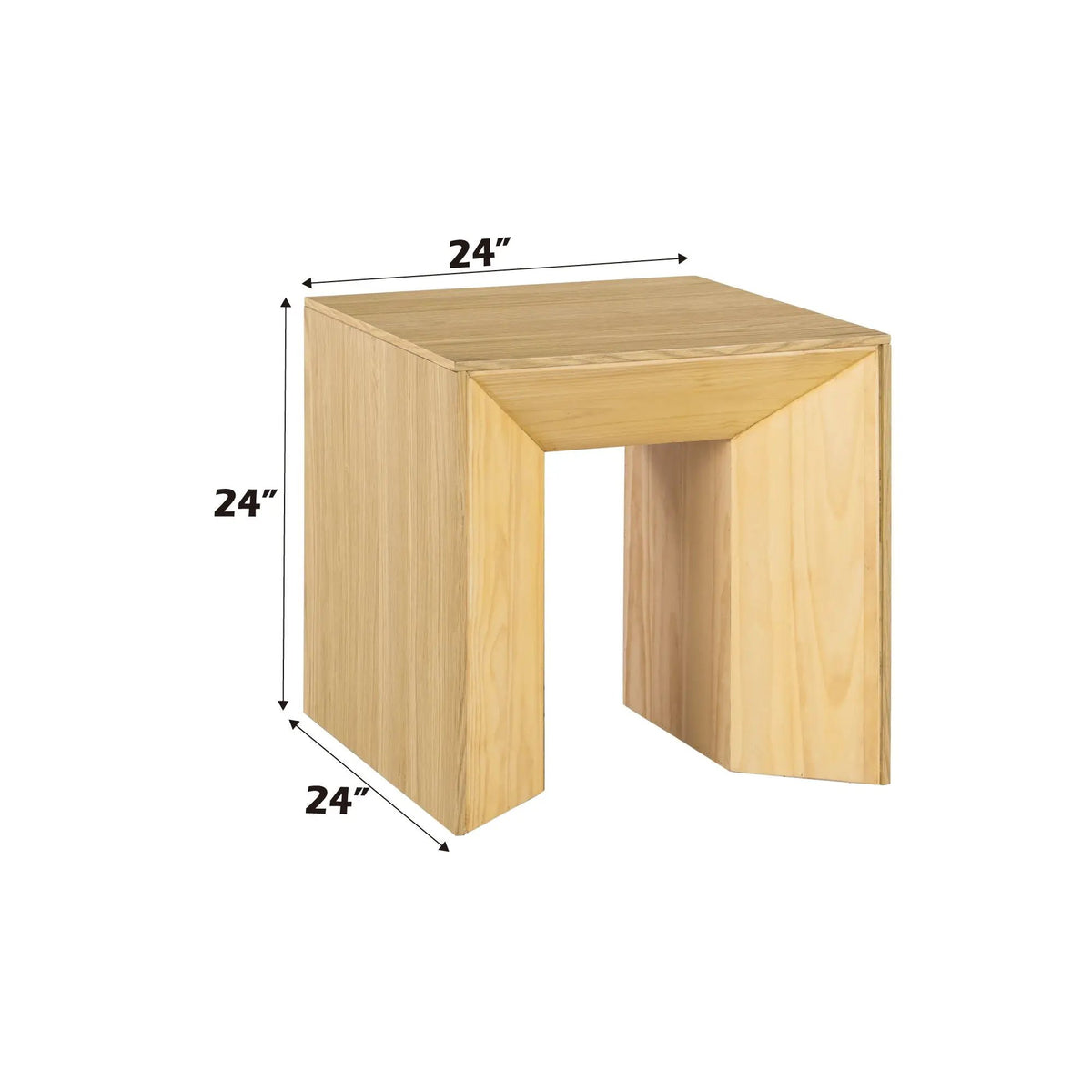 Harold Coffee Table | Wood Finish | Thickened Fixed Tabletop | Warm Classic Design