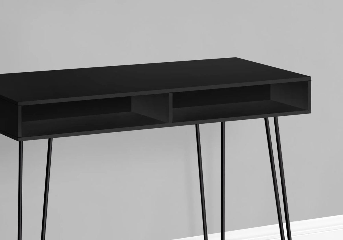 Computer Desk With Cubbies | 40 Inch Width | Left Or Right Setup | Sleek Laminate Finish