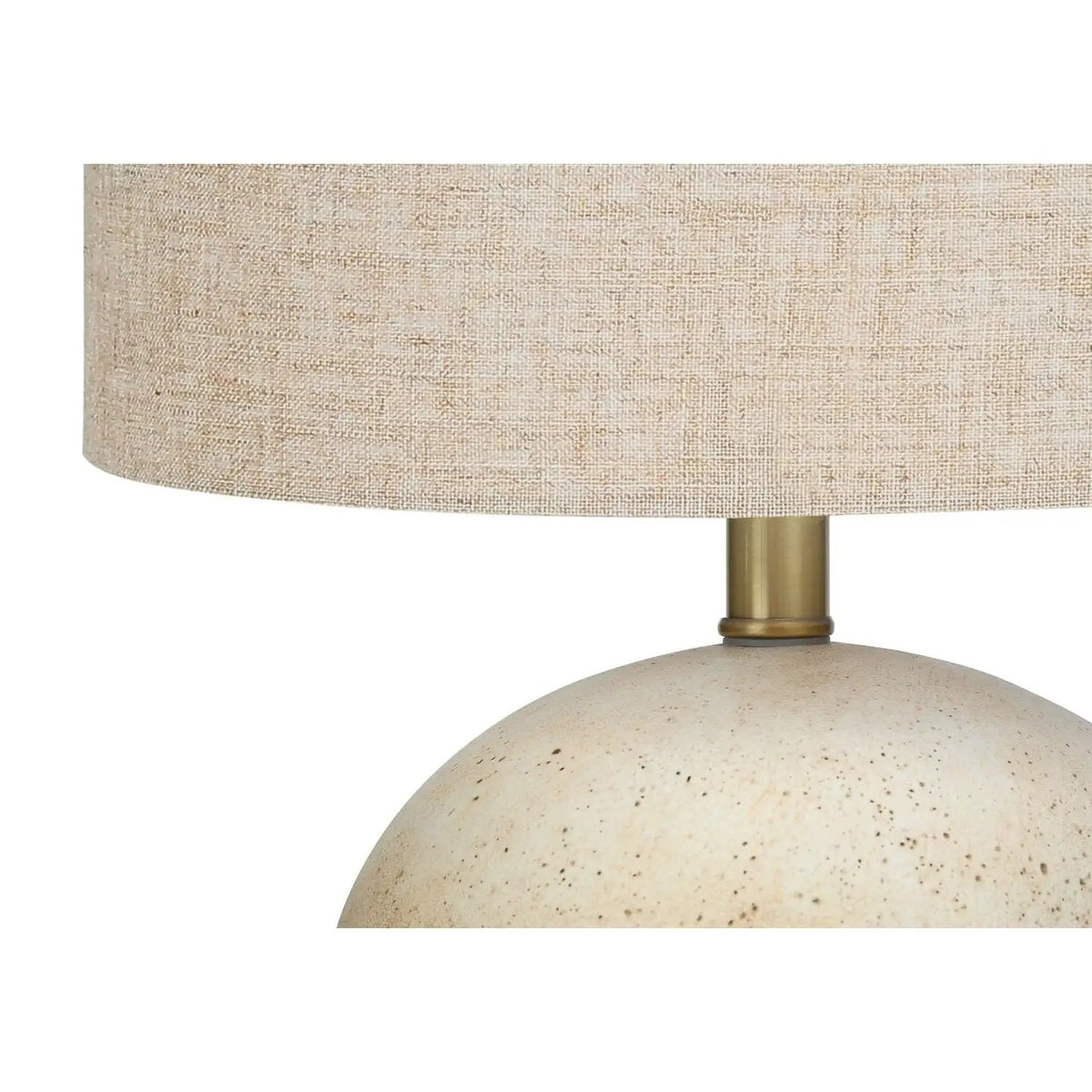 Sphere Table Lamp | Concrete Base | 19.5 Inch Height | 3-Way Rotary Switch