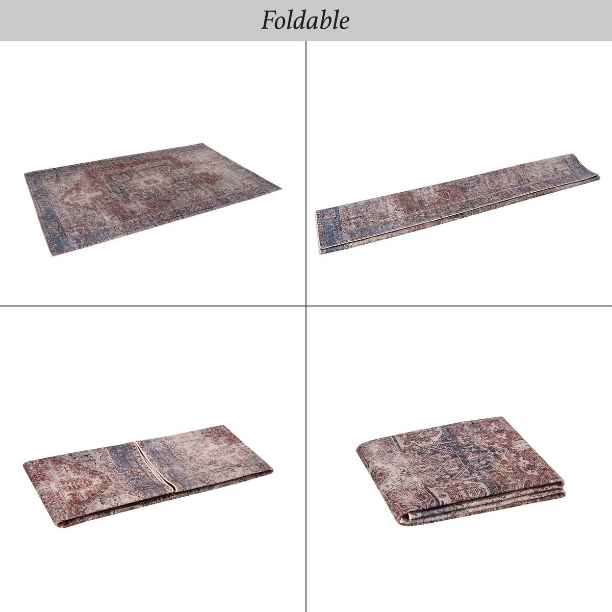 Maval Unique Washable Area Rug | 36 x 24 Inch | Machine Washable | Kid And Pet Friendly
