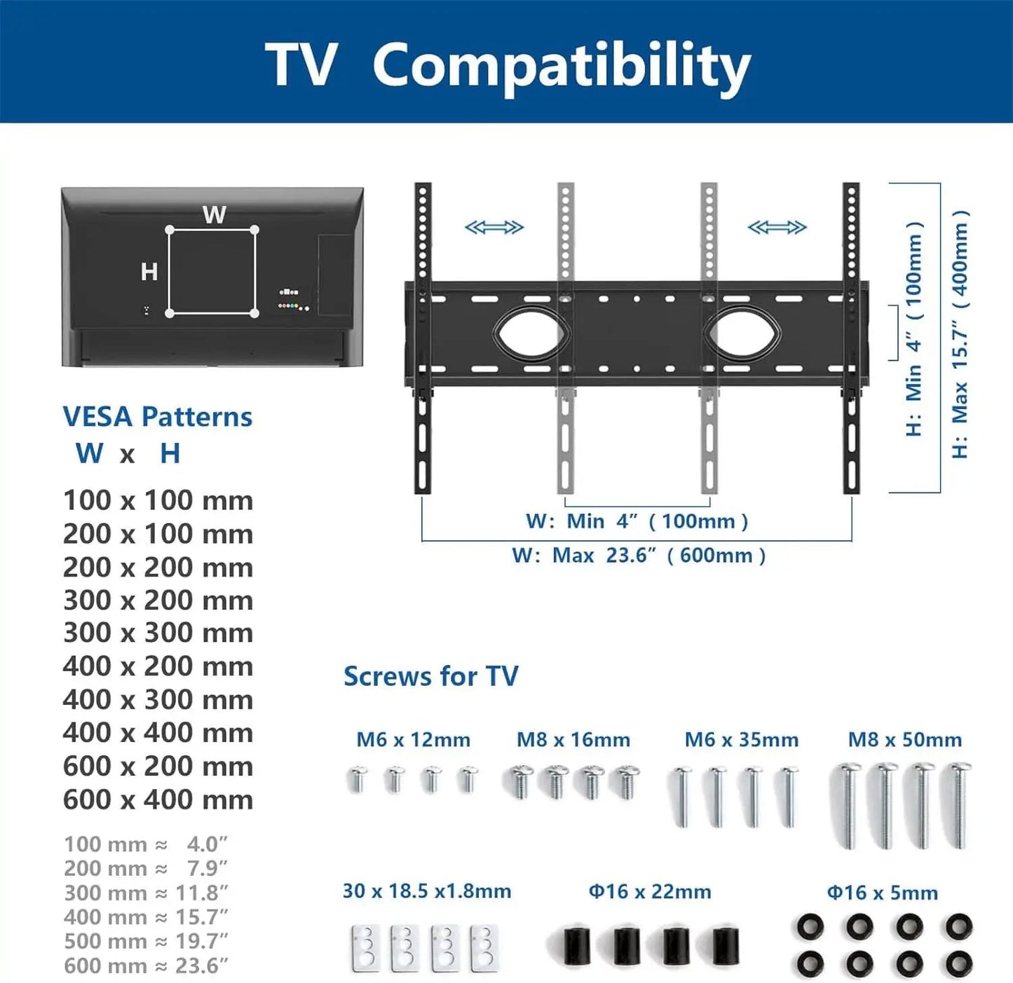 Height Adjustable Mobile TV Cart For 32 To 83 Inch Screens With Locking Wheels from PriceLows™