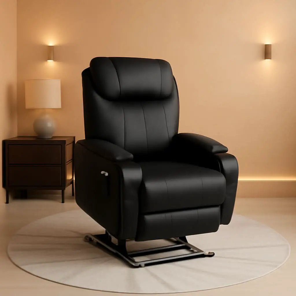 Power Lift Recliner Chair Leather With Massage For Elderly from PriceLows™