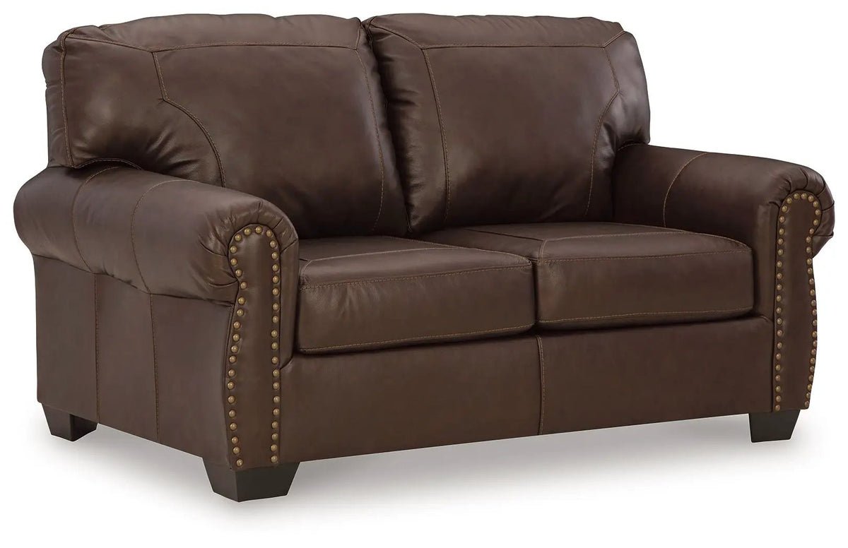 Colleton Living Room Set | Sofa And Loveseat | Roll Arm Frame | Nailhead Trim