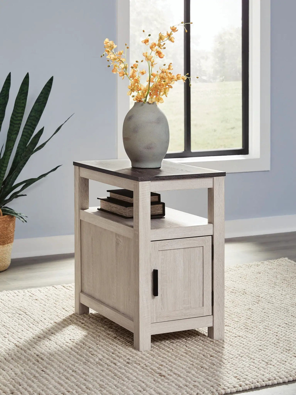 Fendenmore Chairside End Table | Storage Cabinet | Sofa-Side Function | Stylish Design