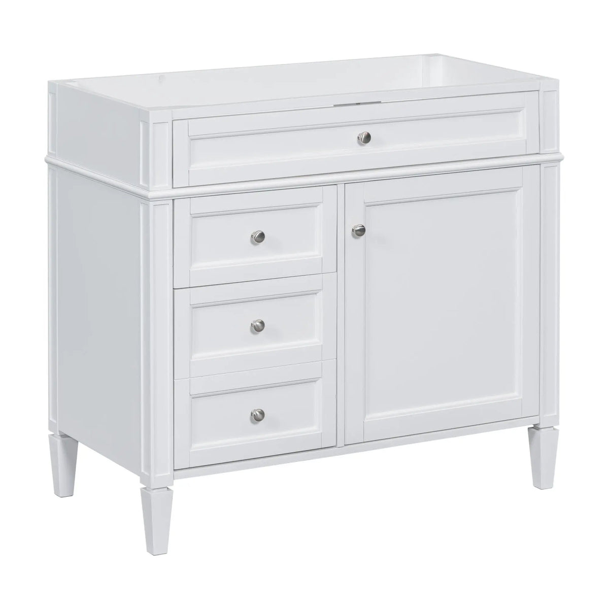 Bathroom Vanity | 3 Drawers | Blue Finish | Tip Out