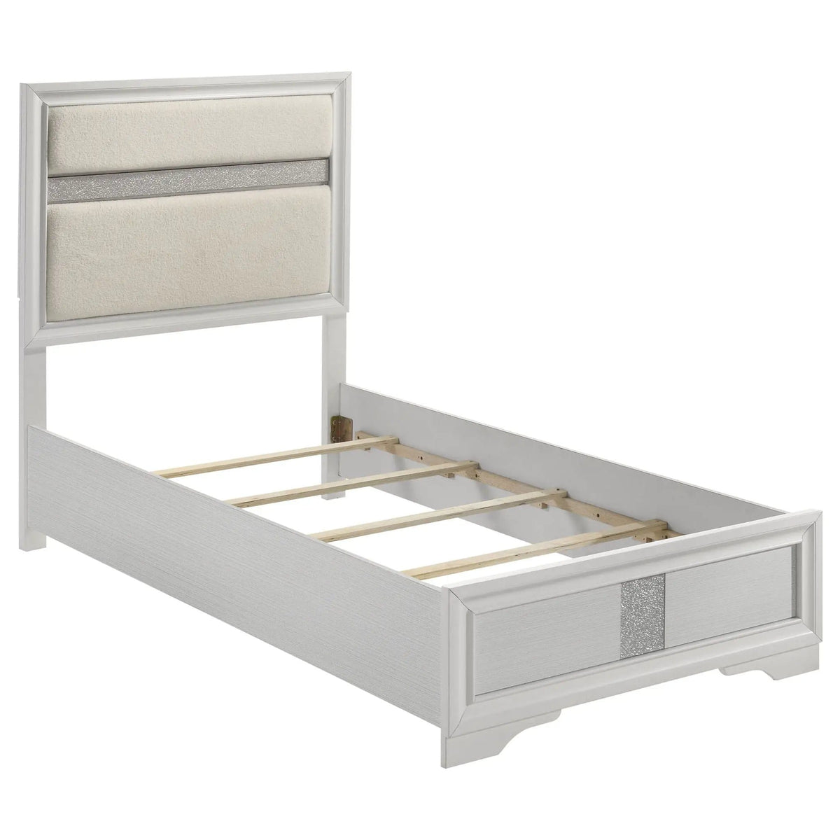 Miranda 4-piece Twin Bedroom Set (Style 2) | 4-Piece Set | Bedroom Furniture | White
