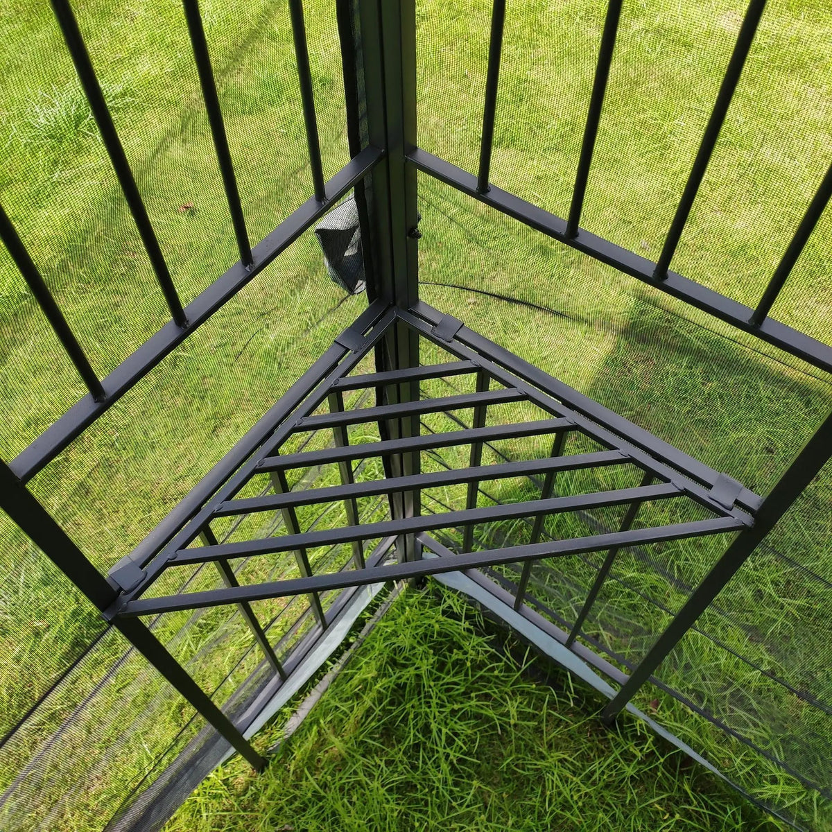 Patio Gazebo Tent | Ventilated Double Roof | Mosquito Net | Steel Frame