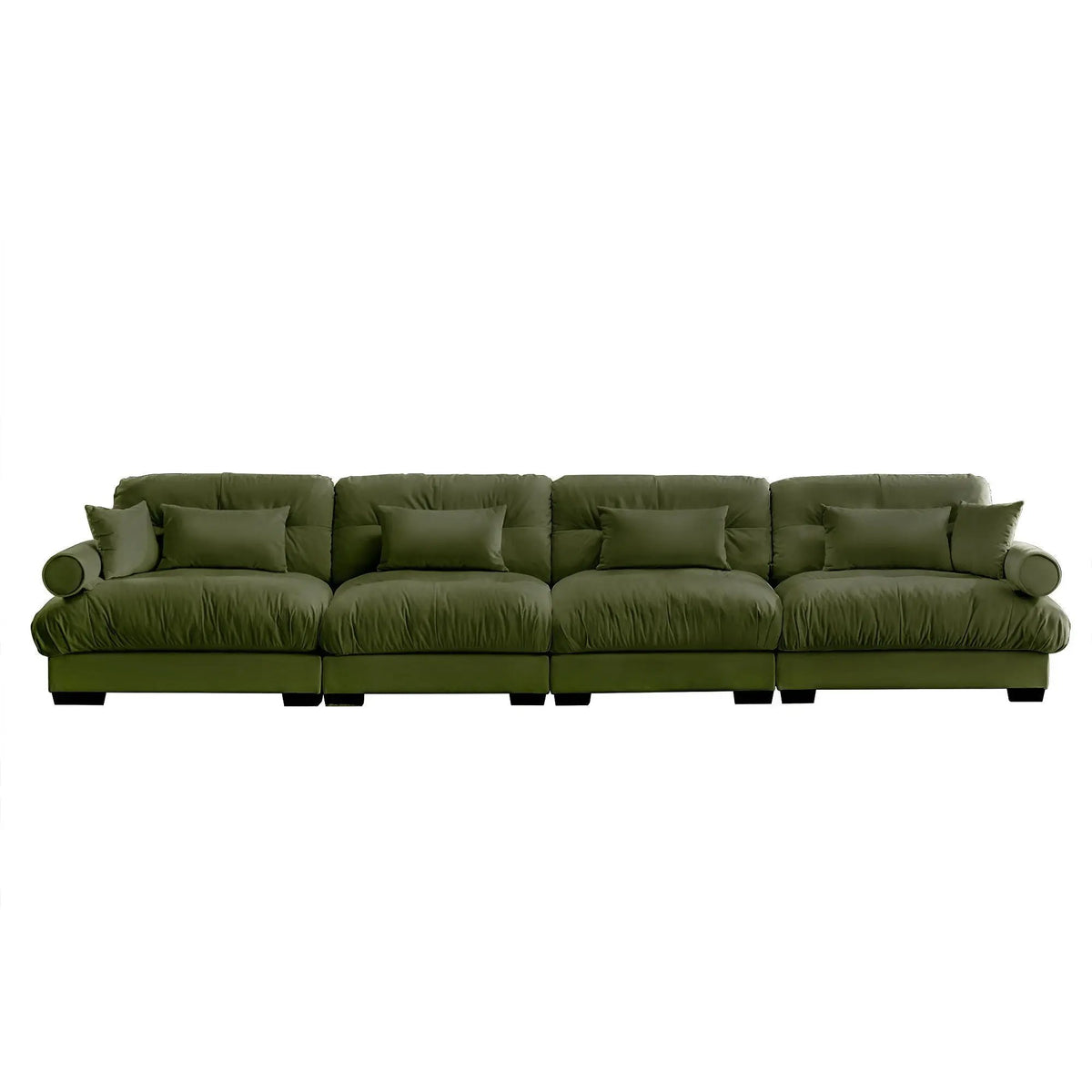 Modular Sectional Sofa | Deep Seat Cushions | Vintage Velvet