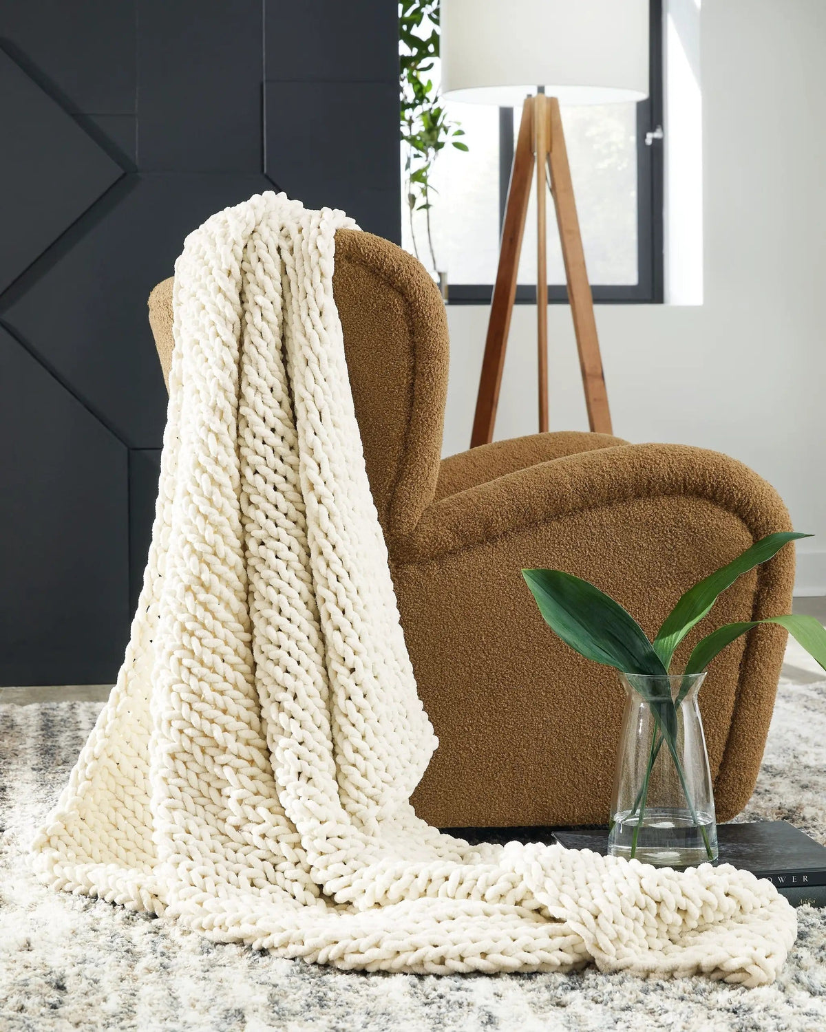 Chaddon Throw | 3 Pieces | Chenille & Polyester | Home