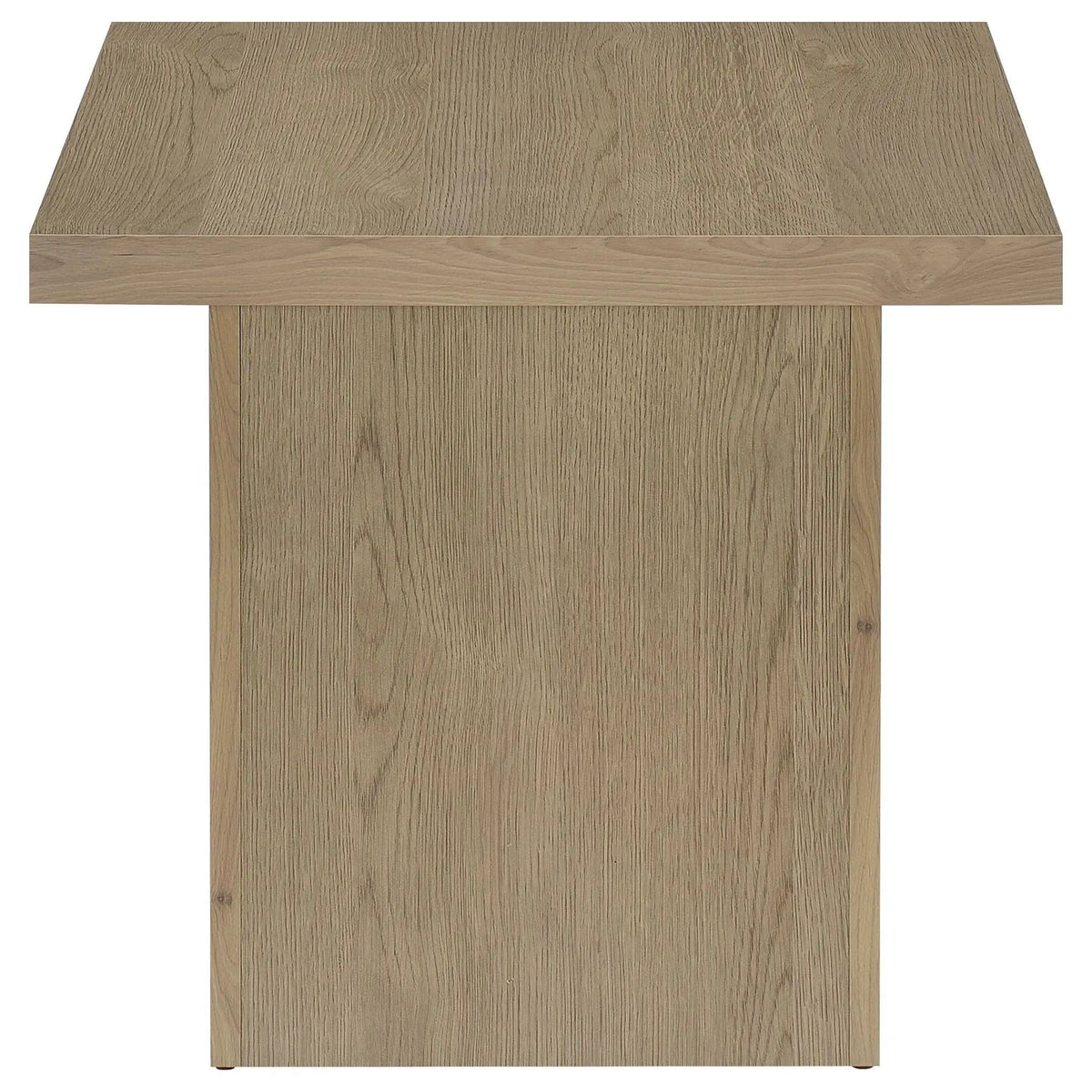 Devar 2-piece Square Cocktail Coffee End Table Set Latte | 2-Piece Set | Engineered Wood & Veneer | Dining Room
