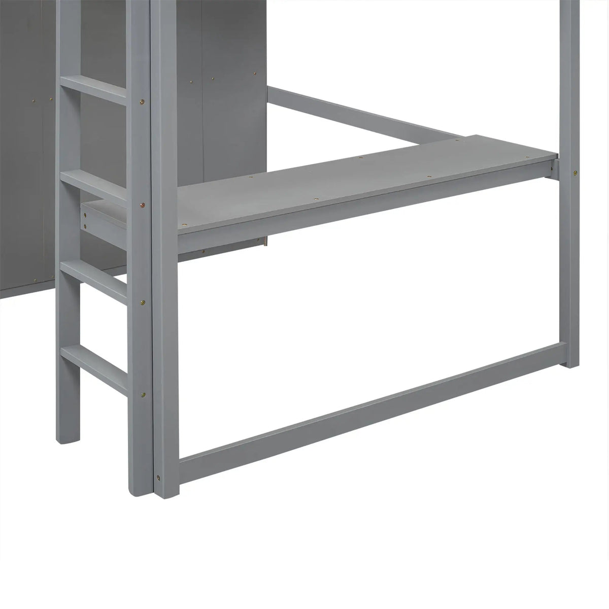 Loft Bed With Wardrobe | Built-In Desk | Two-Tier Shelves | Three Large Drawers