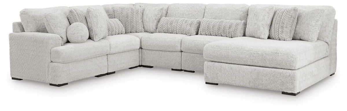 Cuddle Plush Sectional | Double Chaise | Ultra Soft Upholstery | 125 Inch Length