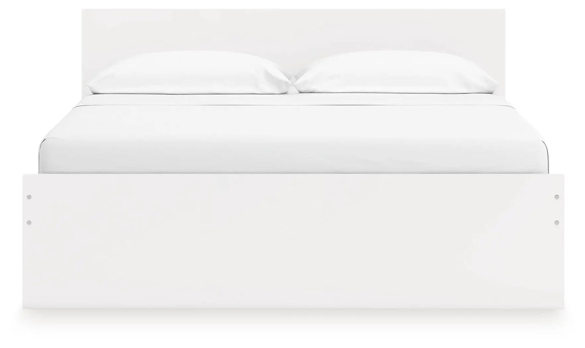 Onita Panel Platform Bed | Minimal Design | Ultra-Clean Lines | Easy-Elegant Solid Finish