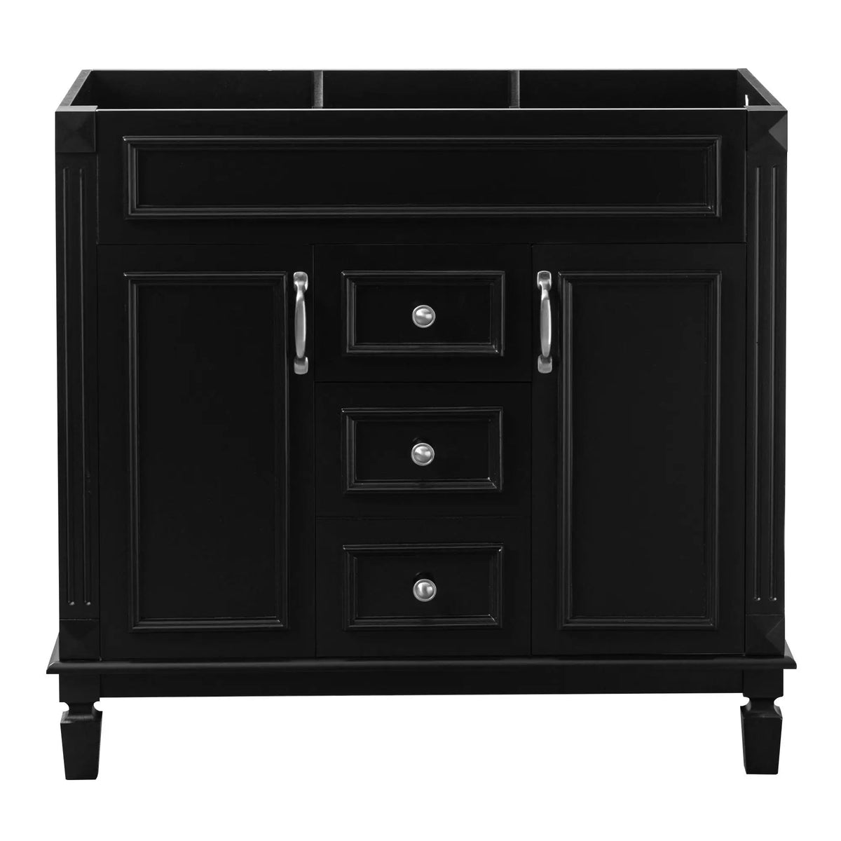 Bathroom Vanity Cabinet | 35.3 Inch Width | 2 Soft Closing Doors | 2 Drawers