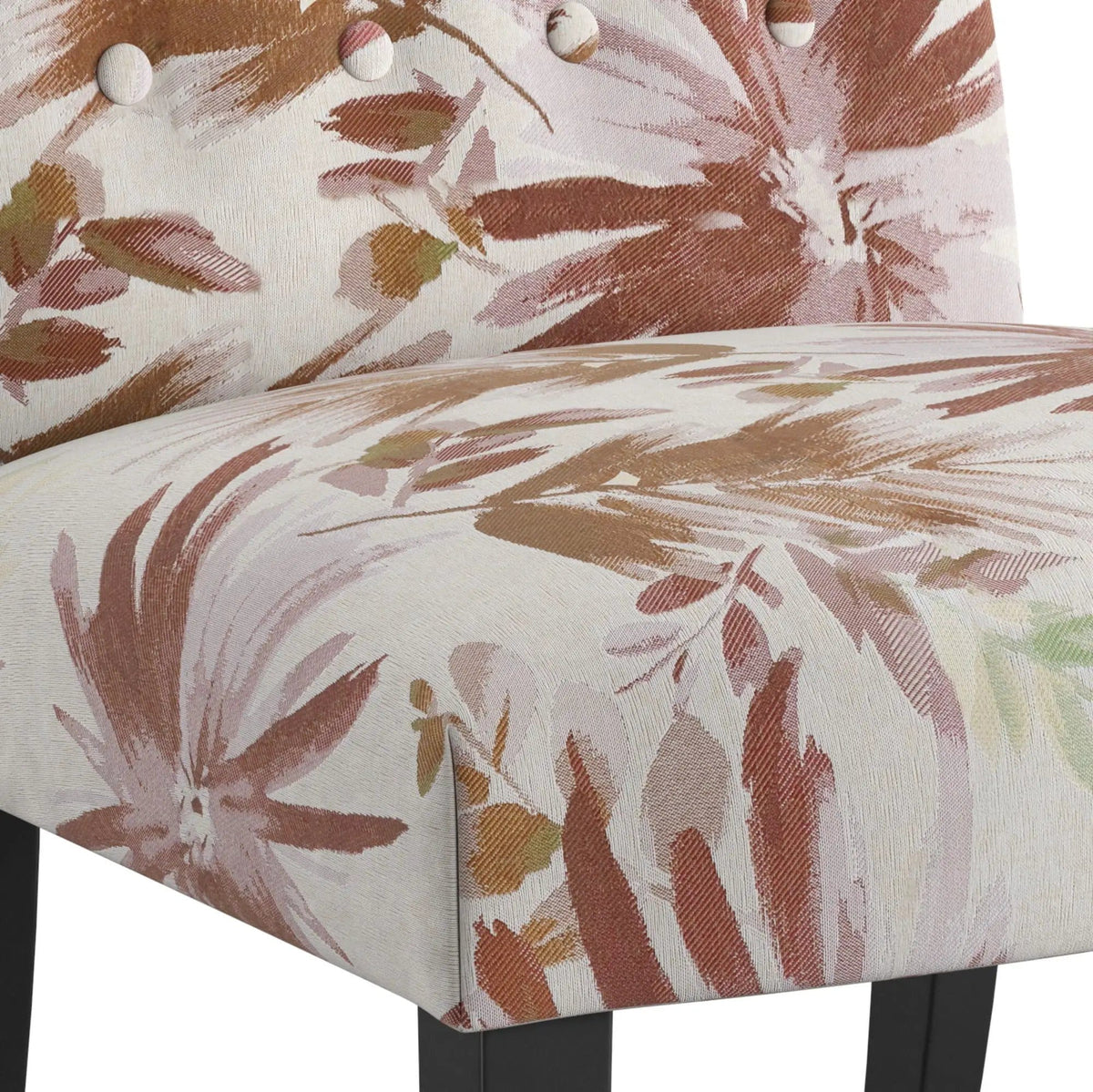 Verma Floral Accent Chair | 22 x 22 x 31 in | Living Room Furniture | Living Room