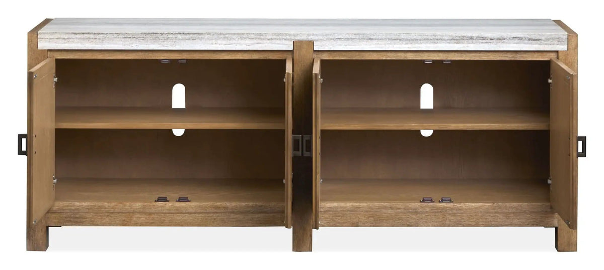 Plum Creek Door Console TV Stand | 2 Pieces | Living Room Furniture | Living Room